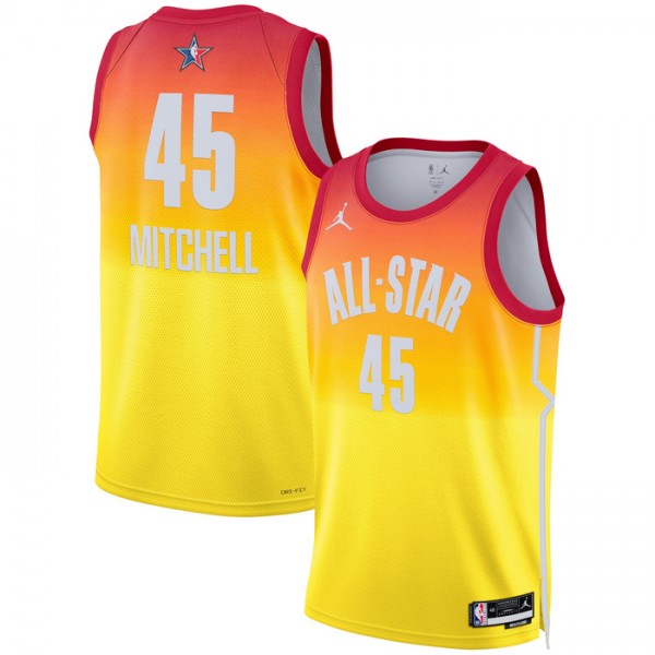 All-Star 2023 Trikot Team 2 Donovan Mitchell 45 Nike Orange Swingman - Herren All-Star 2023 Trikot Team 2 Donovan Mitchell 45 Nike Orange Swingman - Herren